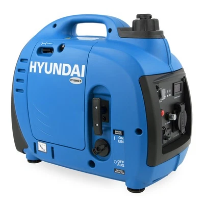 Inverter-Stromerzeuger Benzin Generator Not-Stromaggregat HYUNDAI HY1000Si D - Bild 1 von 4