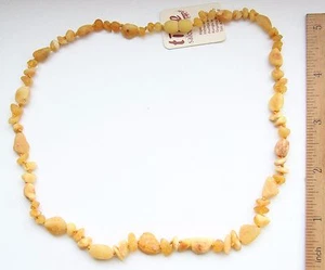 Amber Genuine Baltic Butterscotch Egg Honey Necklace 10.5g 波羅的海琥珀 - Picture 1 of 3