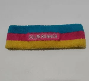The Color Run Headband Color Runner Embroidered Logo - Picture 1 of 4