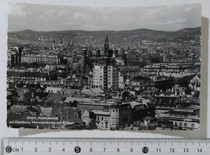I121369 Cartolina - Austria - Vienna - Wien - Panorama mit Hochaus - VG 1960 - Picture 1 of 2