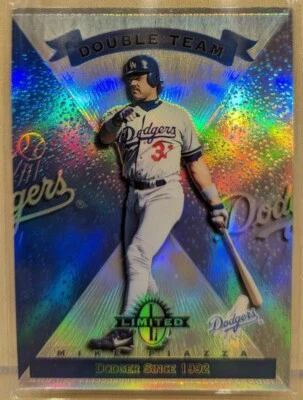 Donruss Limited Exposition #26 1997 Mike Piazza Raul Mondesi refractor patio raro Foto 1 de 2