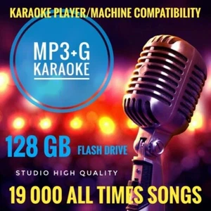 KARAOKE Player/Machine USB Flash/ Thumb Drive mp3+g Collection all times songs