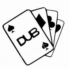 DUB CARDS car sticker