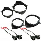 Front-Rear Door Speaker Adapter + Harness for 2007-2013 Silverado, Sierra 1500