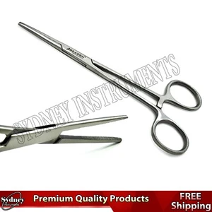 Hemostatic Kelly Forceps Serrated Tip Pliers Dental Surgical Forceps Lab - Picture 1 of 7
