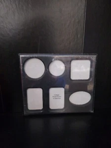6 Opening . Linear Black Collage Picture Frame Plastic Ttl8#28 - Picture 1 of 8