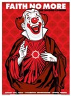 FAITH NO MORE silkscreened poster Athens 2009 by Jeff LaChance