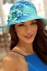 Willi Hat Heaven - Livi Women Hat - Viscose Linen, Blue Shades, Summer