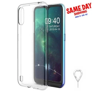 Clear Soft Silicone Rubber Protective Case Cover for Samsung Galaxy A01 SM-A015V - Picture 1 of 1