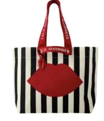 Lulu Guinness x Waitrose Beach Tote Bag Weekend Shopper Bag BNWT