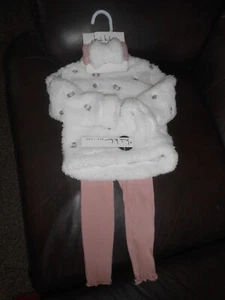 NEW Nicole Miller New York baby 2 piece outfit & matching Headband size 12 mos. - Picture 1 of 12