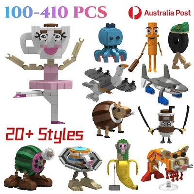 Tung Tung Tung Sahur Building Blocks Animal Figure Gifts Tralalelo Tralala Decor - Image 1 of 4