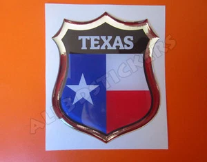 Pegatina emblema 3D con cúpula de resina bandera de Texas - Calcomanía adhesiva vinilo - Imagen 1 de 1