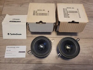 NOS Rockford Fosgate SP 3.5" Speakers 🇺🇸 OLD SCHOOL 8 ohm RARE Vintage (PAIR) - Picture 1 of 8
