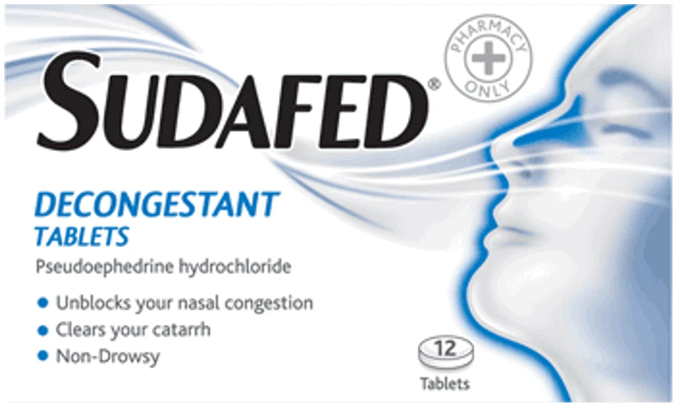Sudafd Decongestant Tablets 12 - (MAX 1 PER ORDER) Non Drowsy Congestion Relief