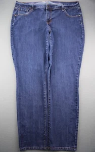 Pantalones de mezclilla ajustados Old Navy Sweetheart 2014 para mujer tiro medio oscuro talla 18 regular (39x29) - Imagen 1 de 8