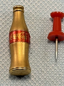 Coca-Cola Coke Brass Bottle Vintage Collectible 1 3/8 inch tall - Bild 1 von 7