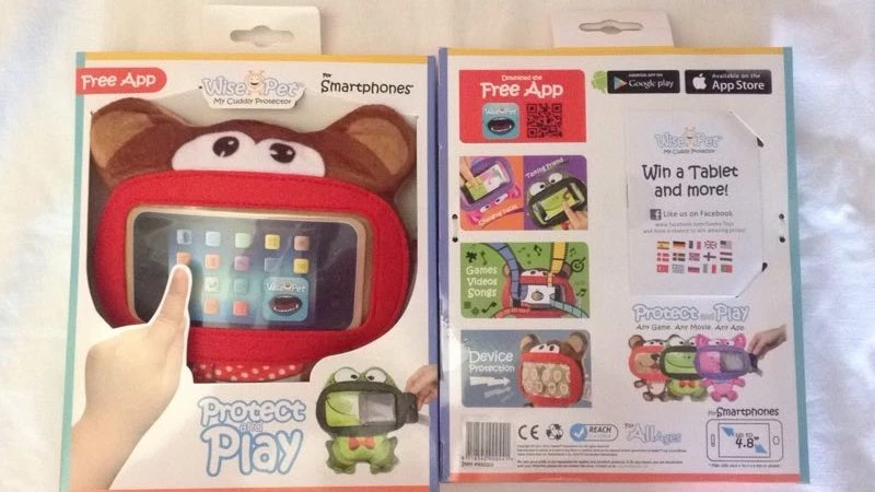 Wise Pet - Case Cover Mobile Phone To Cat Max 5,2 " - With App - New - - Image 1 of 1