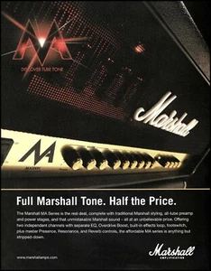 Marshall MA 100H Series amplifier advertisement 2010 guitar amp ad print - Picture 1 of 3