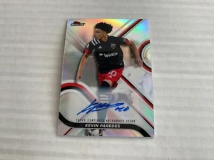 2022 Topps Finest MLS Soccer KEVIN PAREDES Refractor Auto Autograph - Picture 1 of 1