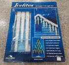 1999 Vintage Kurt S Adler "Icelites" 10 Icicle Light Indoor/Outdoor Set+ Replace