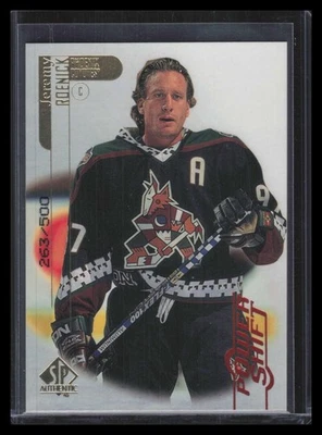 1998-99 SP Authentic Power Shift 65 Jeremy Roenick 263/500 - Image 1 of 2