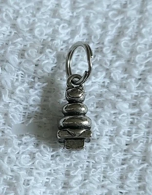 "Pagoda" Stainless Steel Charm New - Image 1 of 4