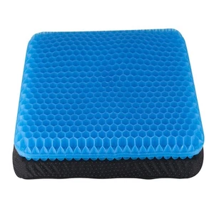 Gel Seat Cushion, Chair Cushions with Non-Slip Cover, Breathable Honeycomb Ca... - Picture 1 of 7