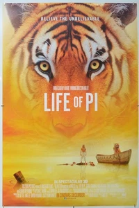 LIFE OF PI (2012) Original Cinema One Sheet Movie Poster - Ang Lee, Suraj Sharma - Picture 1 of 6