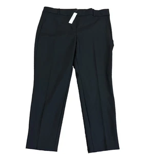 NWT J.Crew High Rise Cameron in Black Four Season Stretch Crop Ankle Pants 16 - Picture 1 of 12