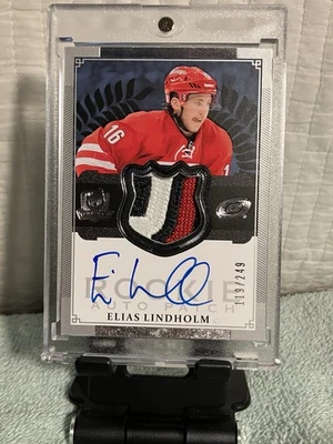 2013-14 The Cup ELIAS LINDHOLM #178 Rookie Patch Autograph /249 Auto Relic RPA - Image 1 of 2