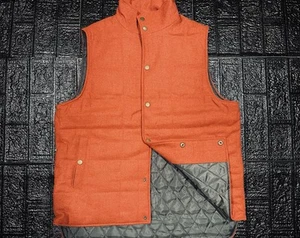 Spectre & Co. Quilted Wool Blend Button Down  Vest Sz M/XL - Picture 1 of 4