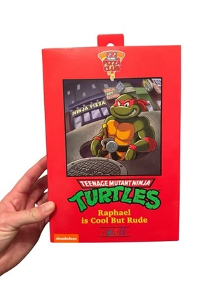 NECA Teenage Mutant Ninja Turtles Ultimate Pizza Club Raphael Nuevo En Caja Foto 1 de 4