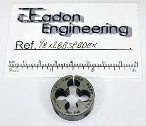 1/8" x 28tpi BSP (British Standard Pipe) Button Die, HSS. By top brands. - Picture 1 of 8