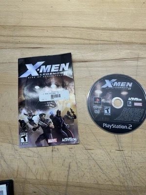 Playstation 2 PS2 X-Men Legends II Rise of Apocalypse SIN ESTUCHE DISCO MANUAL SOLAMENTE Foto 1 de 3