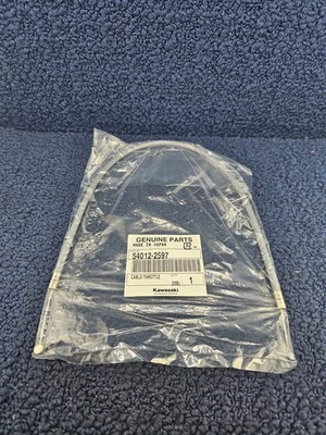 (QTY 4) Дроссельный кабель Kawasaki 54012-2597 подходит для воздуходувки Husqvarna 140 B 1996-2001 годов выпуска - Изображение 1 из 4