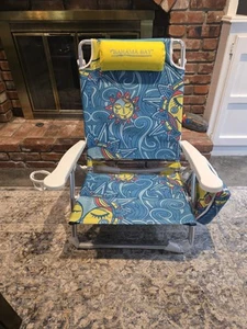 Reclining Beach Chair Backpack 5-Position Lay Flat Max 400lbs-backpack Sun - Picture 1 of 12