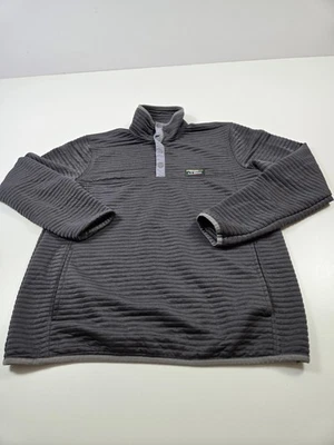 Pullover L.L.Bean Airlight para hombre M alto gris acolchado frente a presión polar Foto 1 de 4