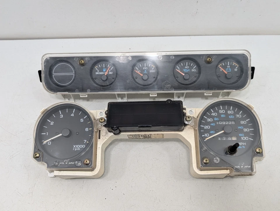 Jeep YJ Speedometer Tachometer Gauge Cluster 92-95 Wrangler Dash Gage - UNTESTED - Image 1 of 4