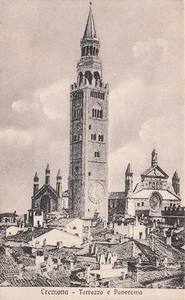 29-184) CARTOLINA CREMONA TORRAZZO PANORANA - Imagen 1 de 2