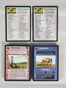 Star Wars CCG - Theed Palace- Complete C/UC Set w/ Checklists - 82 Cards - Picture 1 of 1