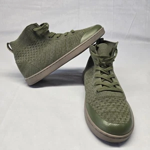 Suavs The Legacy 6m 8w Olive Green Knit Mid High Top Sneakers Shoes - Picture 1 of 16