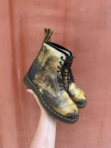 Vintage Dr. Martens 1460 Pascal Eastern Art Boots Woman’s UK 6 - Picture 1 of 16