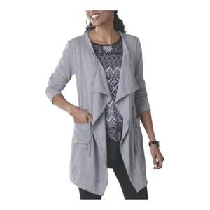 size XL Midnight Velvet Catalog Cardigan Casual Sweatshirt Thigh Duster Shacket - Picture 1 of 14