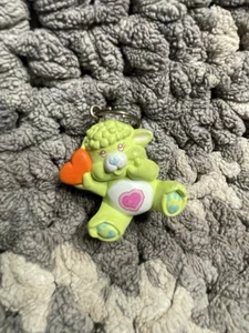 Vintage 1985 Care Bear Cousins sanftes Herz Lamm Schlüsselring Schlüsselanhänger, Hongkong - Bild 1 von 4