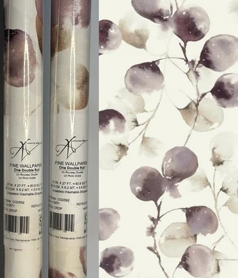 York Wallcoverings "Eucalyptus Trail" Wallpaper by Antonina Vella 2 Rolls OG0592 - Image 1 of 4