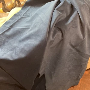 Velvet Fabric Material for upholstery blue velvet 4 1/2 x 24 foot  - Picture 1 of 4
