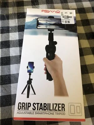 PRIMO-  Grip Stabilizer  ADJUSTABLE SMARTPHONE Tripod. Extendable Clamp, Ball - Image 1 of 4