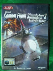 MICROSOFT COMBAT FLIGHT SIMULATOR 3 BATTLE FOR EUROPE PC 2 CD GWC FREEPOST - Picture 1 of 1