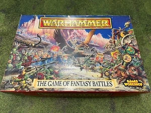 WFB Warhammer 4th Edition Fantasy Battles Boxed Game Box Games Workshop Fantasy - Imagen 1 de 13